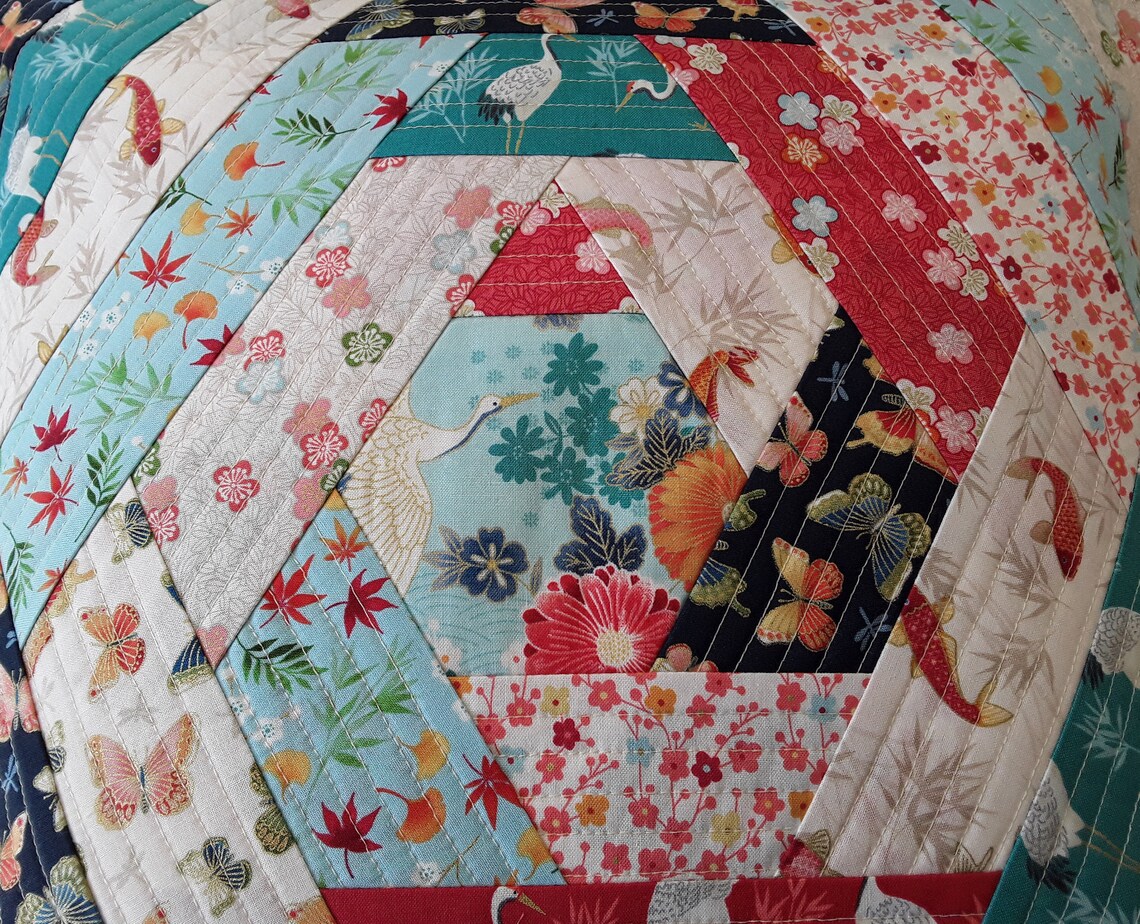 Flip and Stitch Cushion Kit. Make your own patchwork cushion Etsy