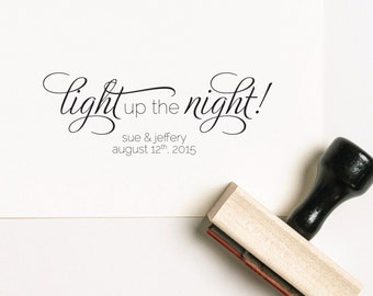 Laurel Cheers Favors Stamp SFAVS218 - S.2 Cheers Stamp Personalized Stamp Drink Stamp Woodland Favor Stamp Beer Favor Rubber Stamp