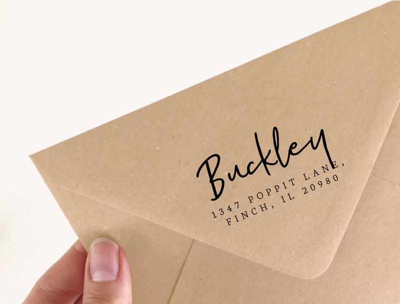 Family Address Stamp Custom Address Stamp Wedding Stationery Etsy