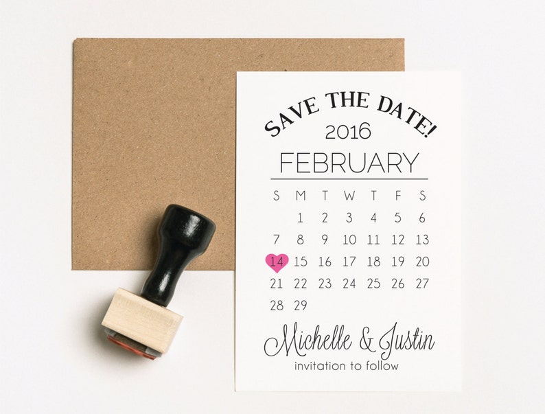 save the date stamp