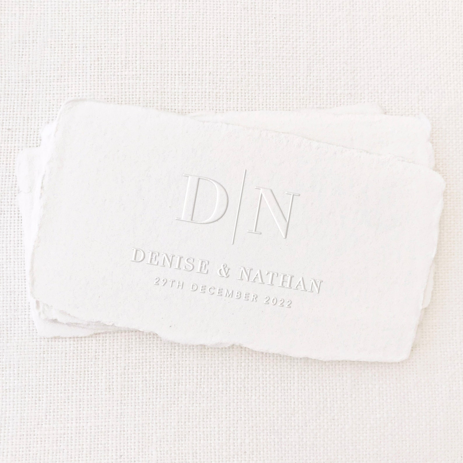 Custom Embosser Seal, Classic Monogram Embosser, Save the Date Seal