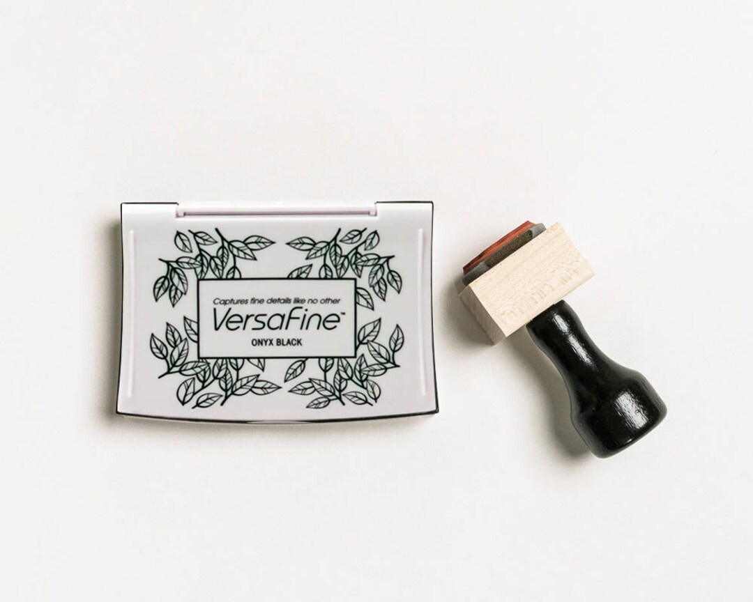 Versafine Onyx Black Ink Pad Versafine Black Stamp Pad Etsy