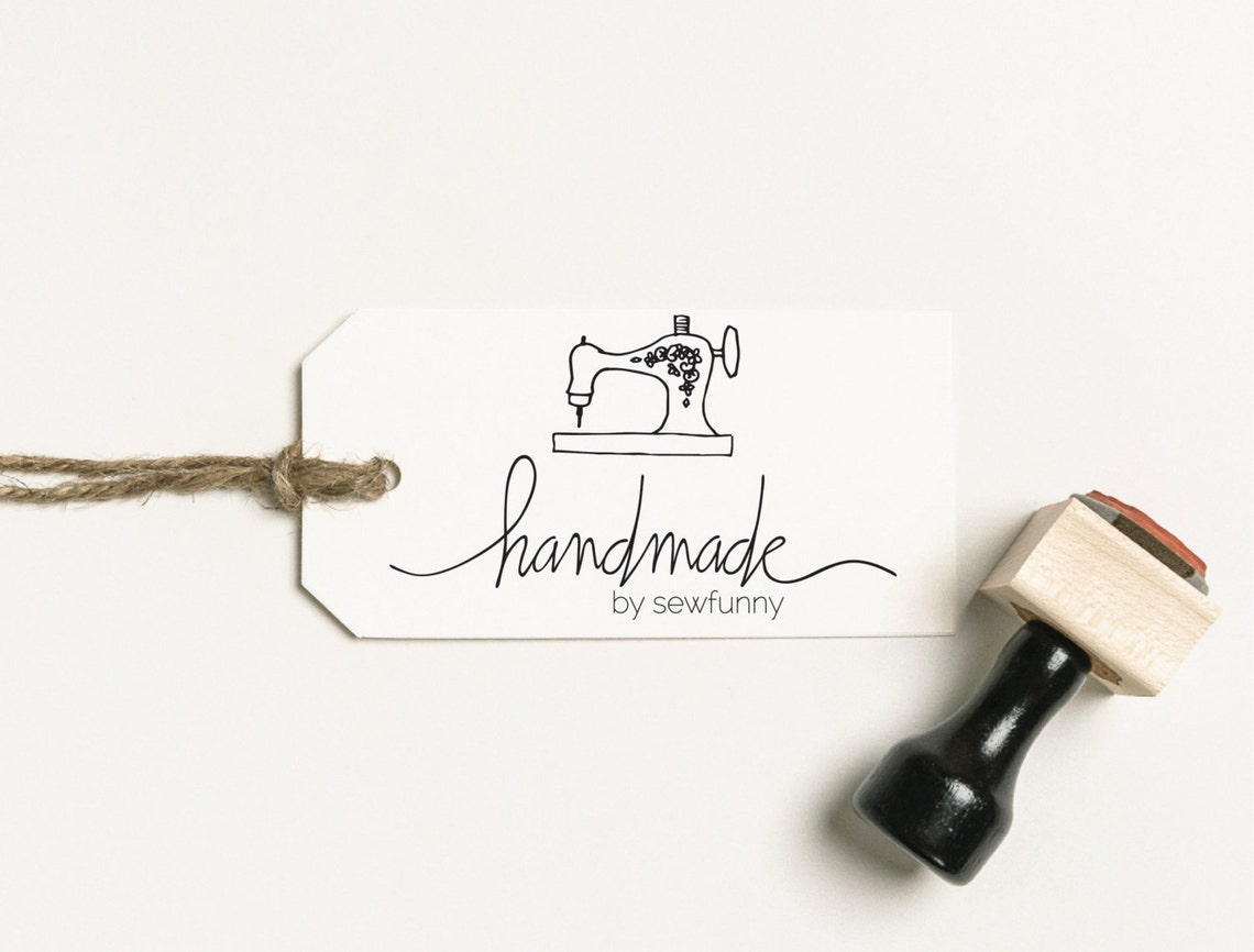 Handmade By Stamp Made by Stamp Etsy Shop Stamp Etsy Shop Etsy