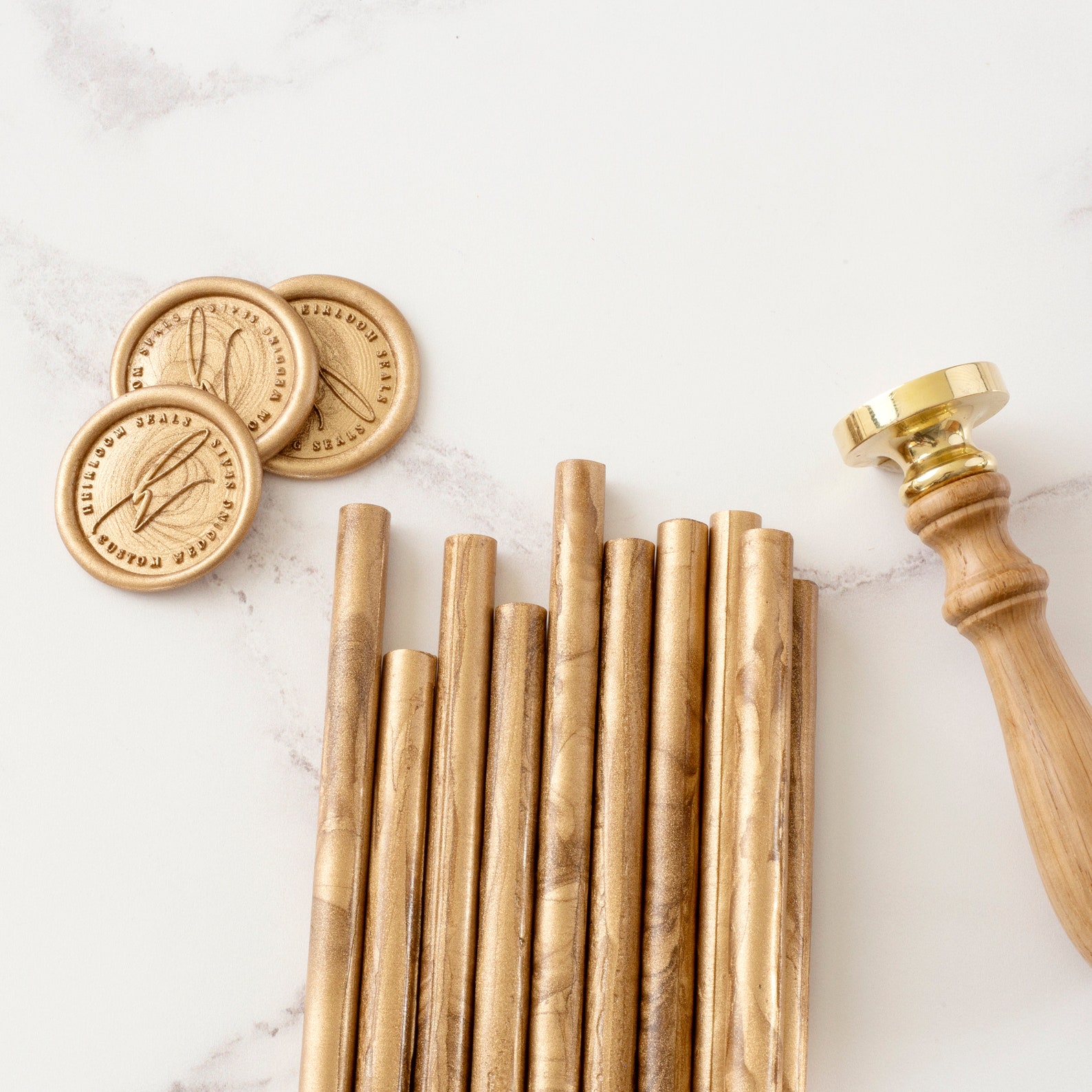 Gold Wax Seal Sticks 7mm Individual Wax Sticks Glue Gun Etsy Australia