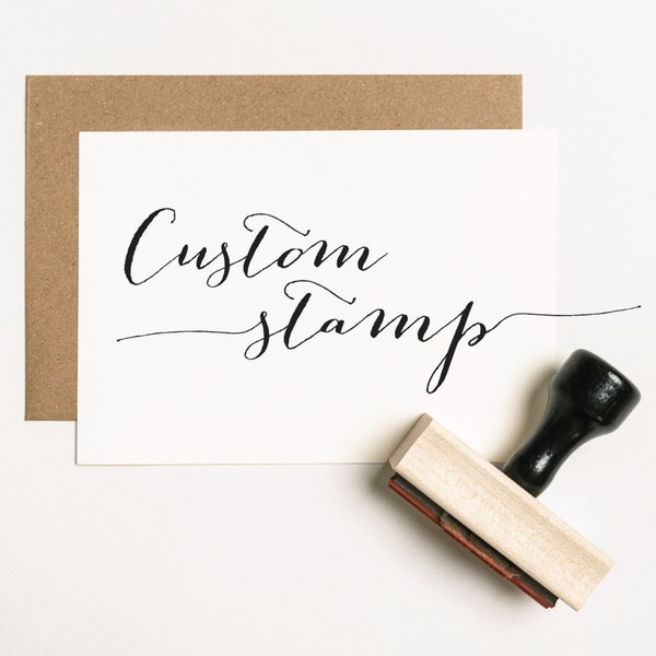 CUSTOM Rubber Stamp, Custom Stamp, Logo Stamp, Personalized Rubber Stamp, Stamp Logo, Company Stamp, Business Stamp, Business Card Stamp