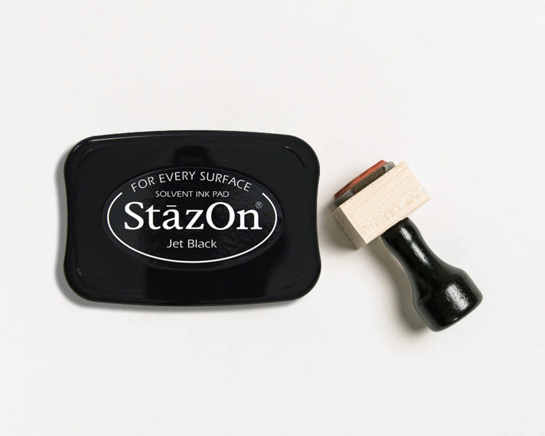 Stazon Ink Pad, Permanent Ink Pad, Permanent Black Stamp Pad, Solvent Based Ink Pad, Black Ink