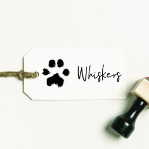 Custom Pet Name Stamp, Gifts for Pet Owners, Custom Pet Stamp, Pet Tag, Pawtograph Stamp, Cat Stamp, Pet Accessories, Paw Stamp SMADE105 image 2