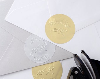 Seal Stickers, Blank Foil Stickers, Foil Seals, Gold Foil Seal Stickers, Certificate Seal, Round Stickers, Metallic Seal Stickers (ESUPP100)