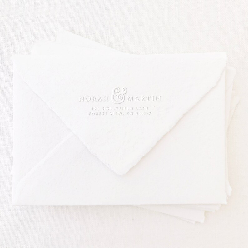 Return Address Embossing Stamp Classic Address Embosser Seal Etsy