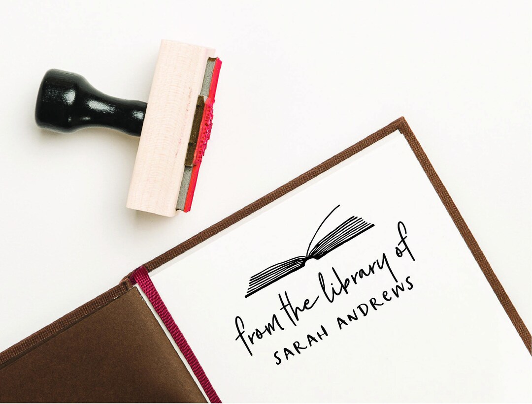 Self Inking Library Stamp, Family Library Stamp, From the Library of