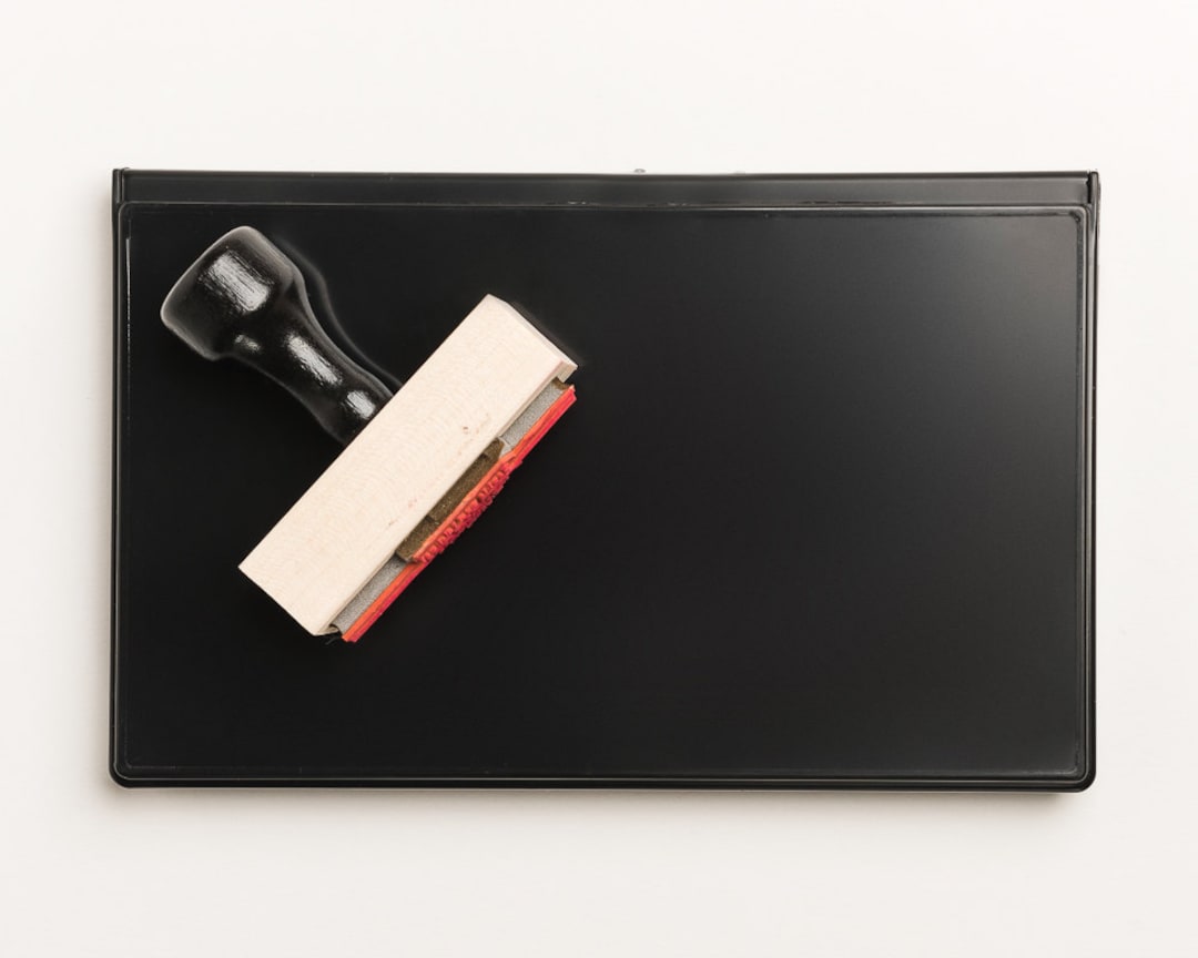 Large Black Ink Pad, Large Stamp Pad, Ink Pad for Invitations, Large