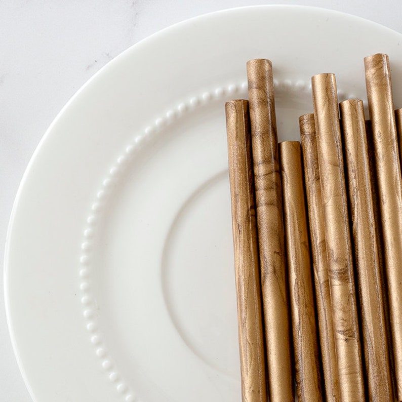 Gold Wax Seal Sticks 7mm Individual Wax Sticks Glue Gun Etsy UK