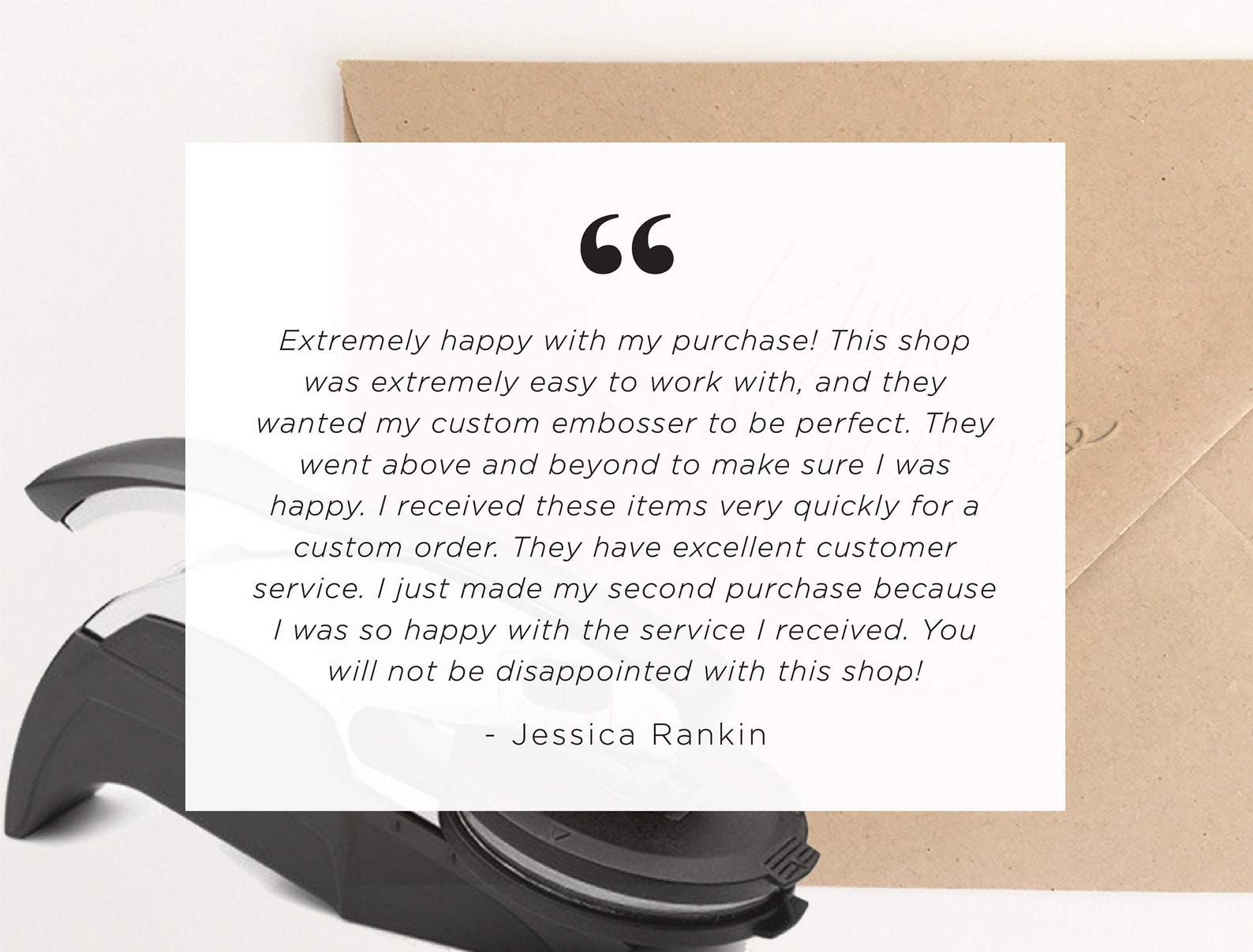 Classic Monogram Embosser Custom Embosser Save the Date Etsy