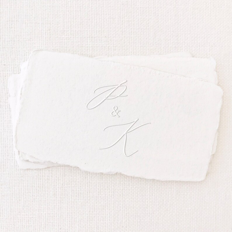 Personalised Initials Embosser Invitation Embosser Embossing Etsy