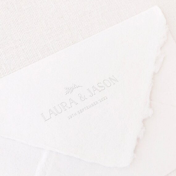 EMONO115 Wedding Monogram Embosser Monogram Embosser Personalized