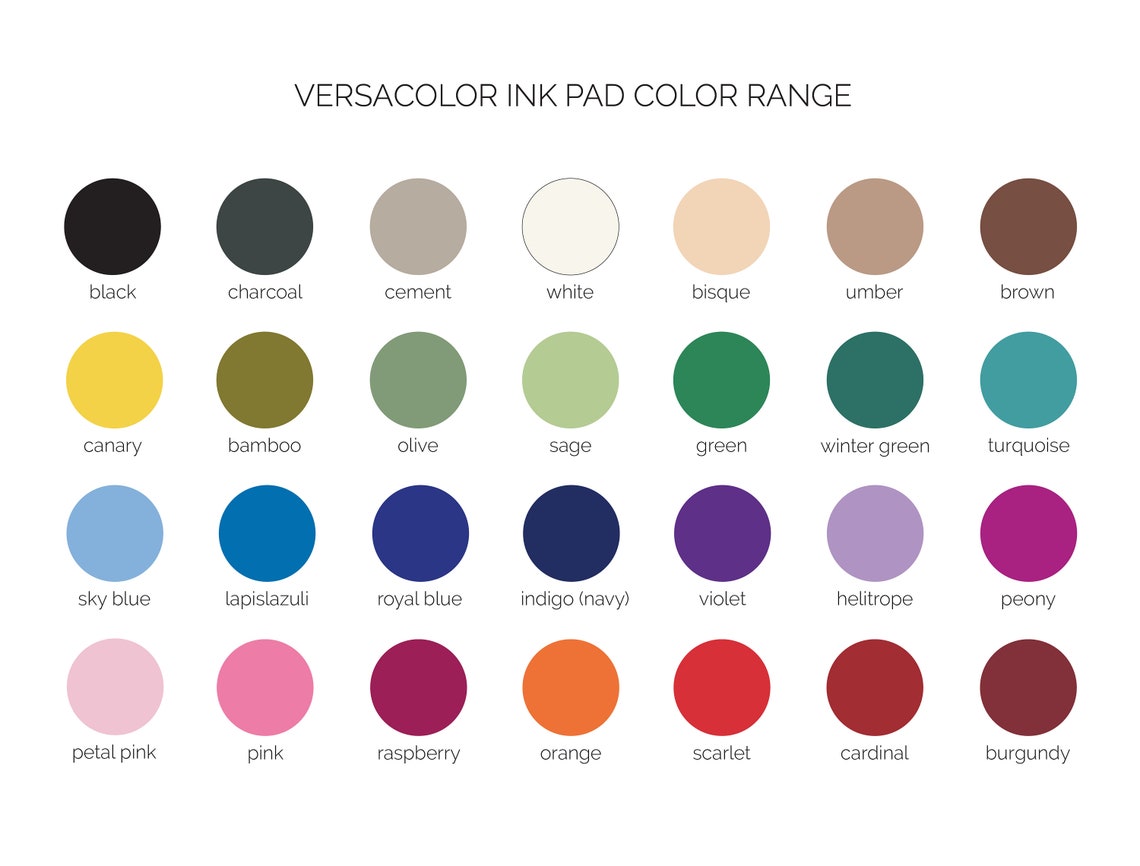 Brown Ink Pad Brown Ink Stamp Pad Nontoxic Ink Pad Stamp Etsy