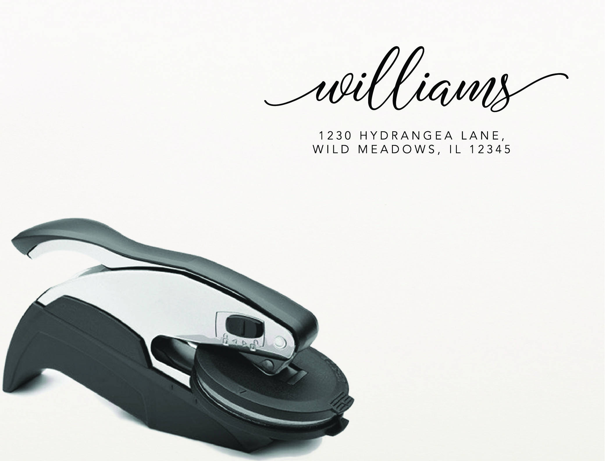 Custom Address Embossing Seal Return Address Embossing Stamp Etsy