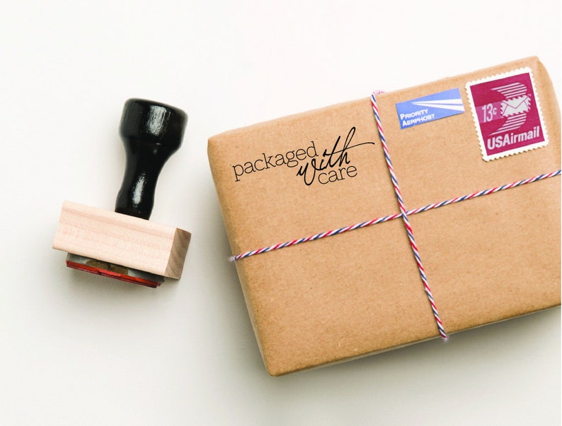 packaged with care stamp