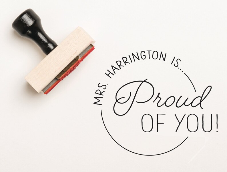 Personalised Teacher Stamp. Custom Teacher Stamp. Teacher Etsy