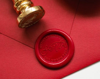 Official Santa Seal Wax Stamp, Gifts for Couples, DIY Gift Wrapping, Father Christmas Wax Seal, Christmas Wax Stamp BELIEVE (WXMAS119)