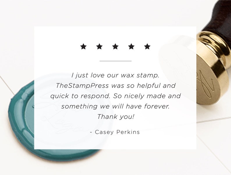 Monogram Wax Seal Stamp Initials Wax Stamp RSVP Envelope Seal Wedding Invitations Wax Seal Wedding Wax Seal Wedding Stamp WMONO102