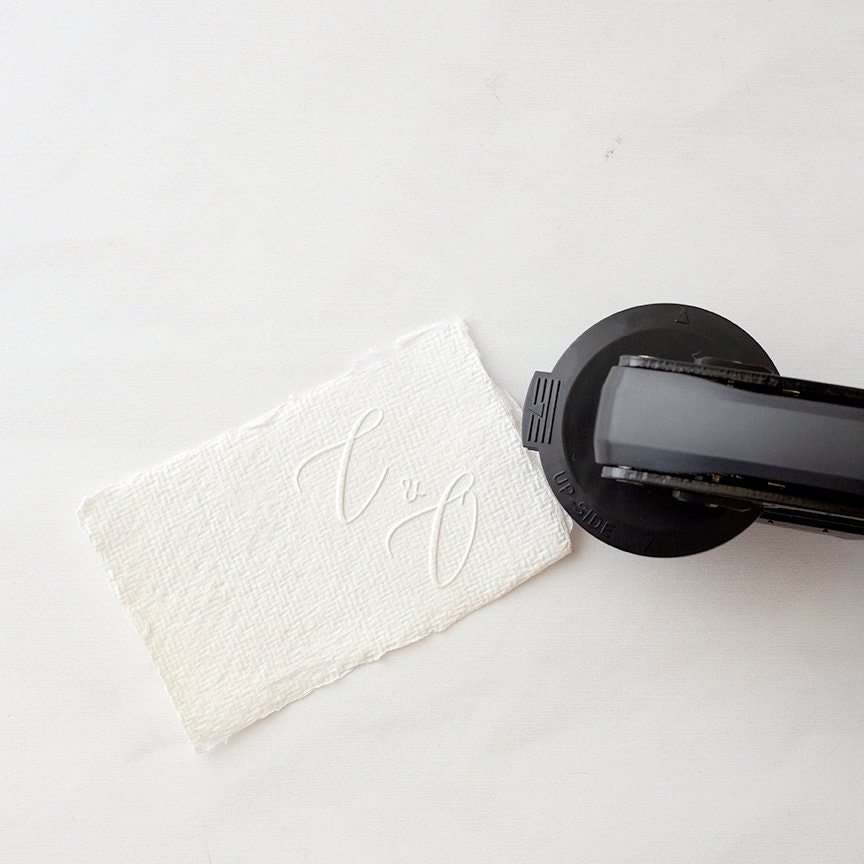 Monogram Embosser Custom Invitation Embosser Gifts for Etsy