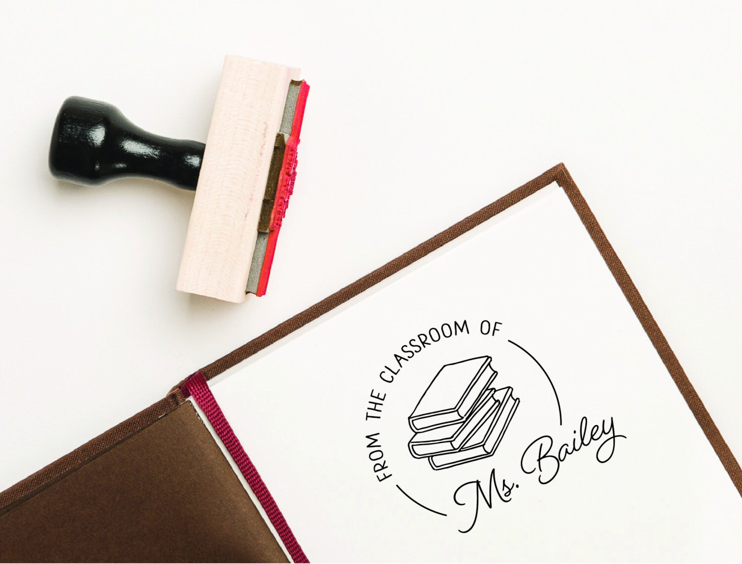 Custom Teacher Stamp. Custom Book Stamp. From The Classroom Of Etsy