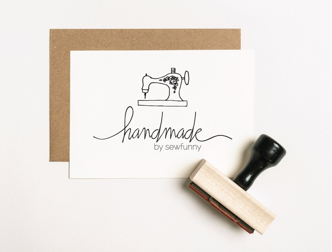 Handmade By Stamp Made by Stamp Etsy Shop Stamp Etsy Shop Etsy