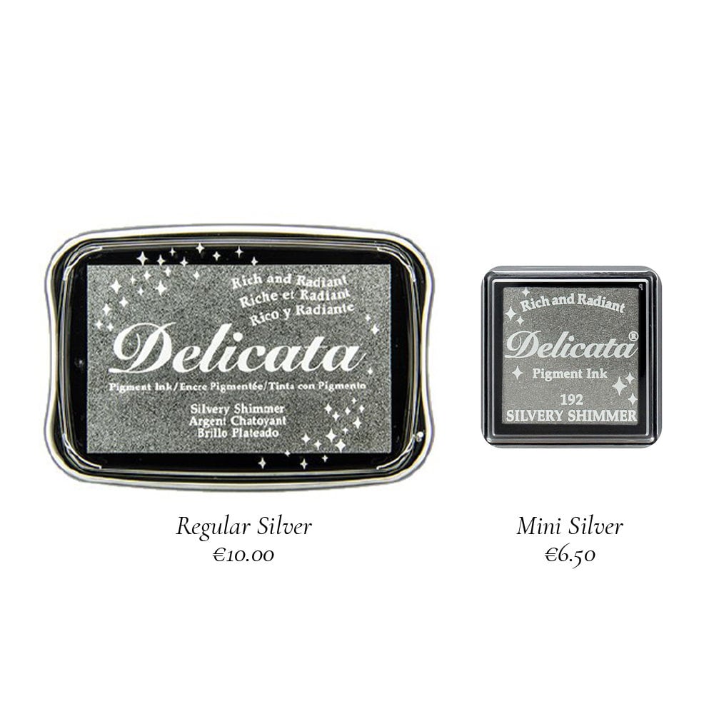 Silver Ink Pad Silver Stamp Pad Metallic Ink Pad Shimmer Etsy België