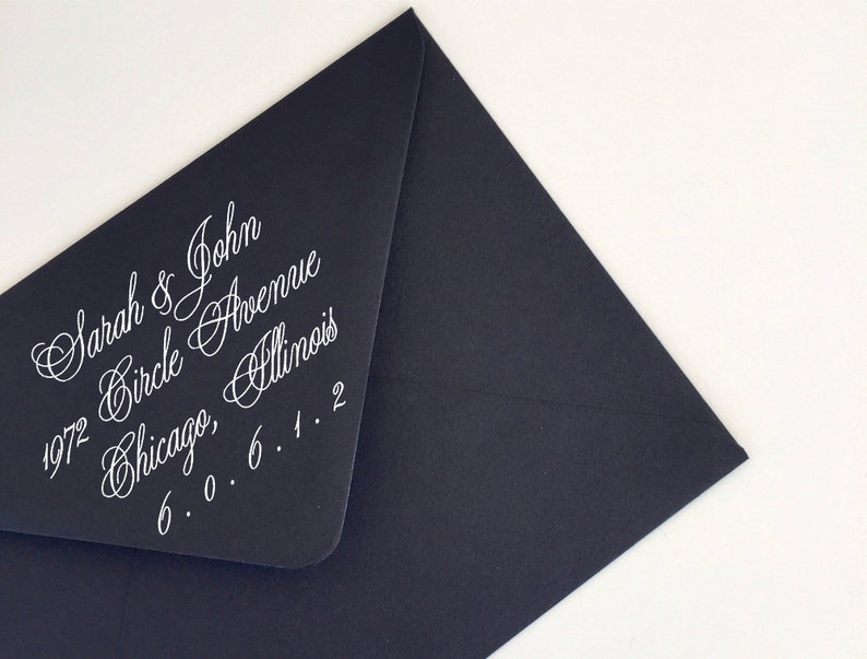 Return Address Stamp. Wedding Invitation Stamp. RSVP Envelope Etsy