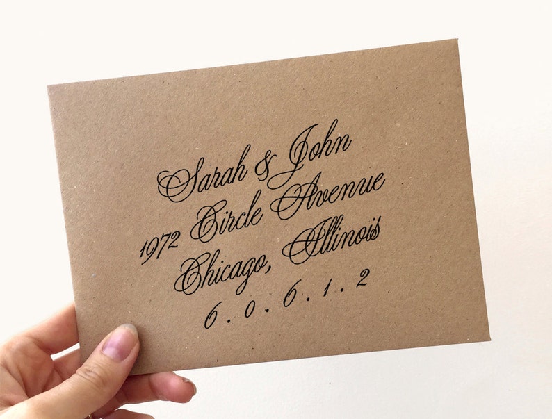 Return Address Stamp. Wedding Invitation Stamp. RSVP Envelope Etsy