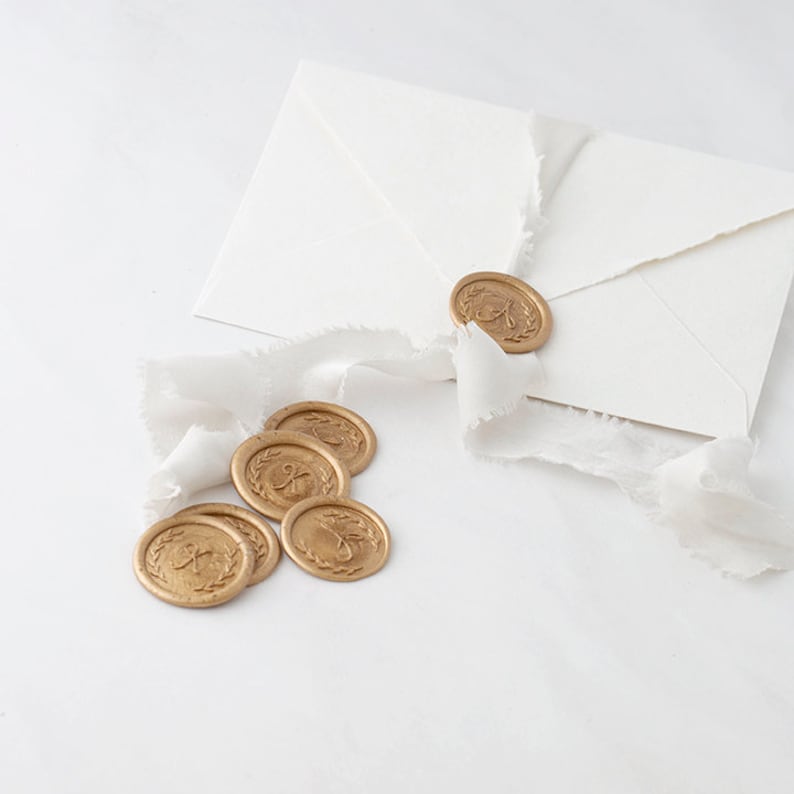 Custom Wax Stickers Envelope Seals Wedding Wax Seals Etsy