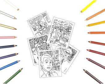 Download The Office Coloring Etsy