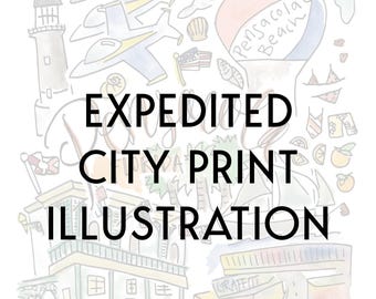 City Print Illustration | Get your city added to the shop!