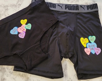 Couples Matching Underwear Set for Valentine's Day