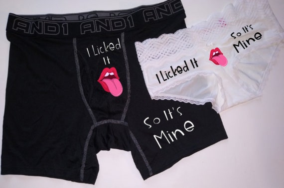 Couple's Underwear Set, Matching Couples Underwear Gifts,funny