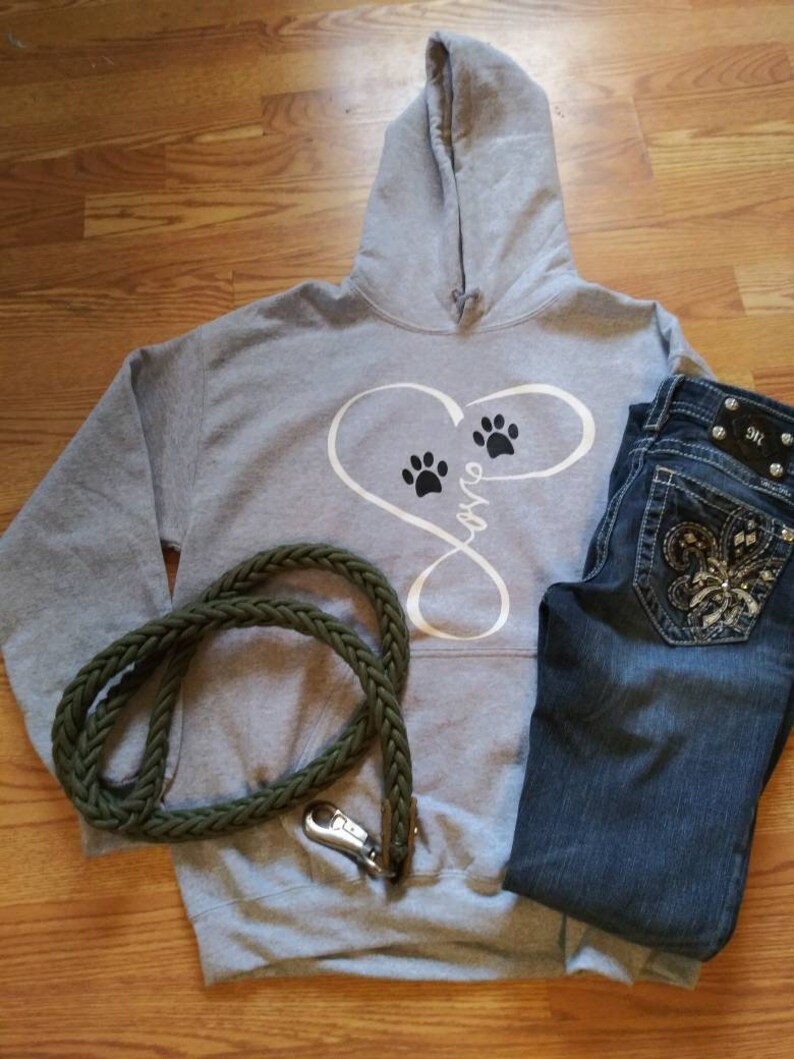 Dog Lovers hoodie pullover sweat shirt for animal lover Dog Etsy