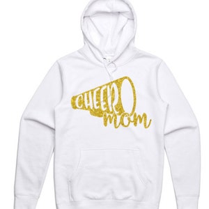 Cheer Mom Hoodie, Glitter Cheer Mom Hoodie, Cheer Mom Sweatshirt, Cheer Mom shirt,