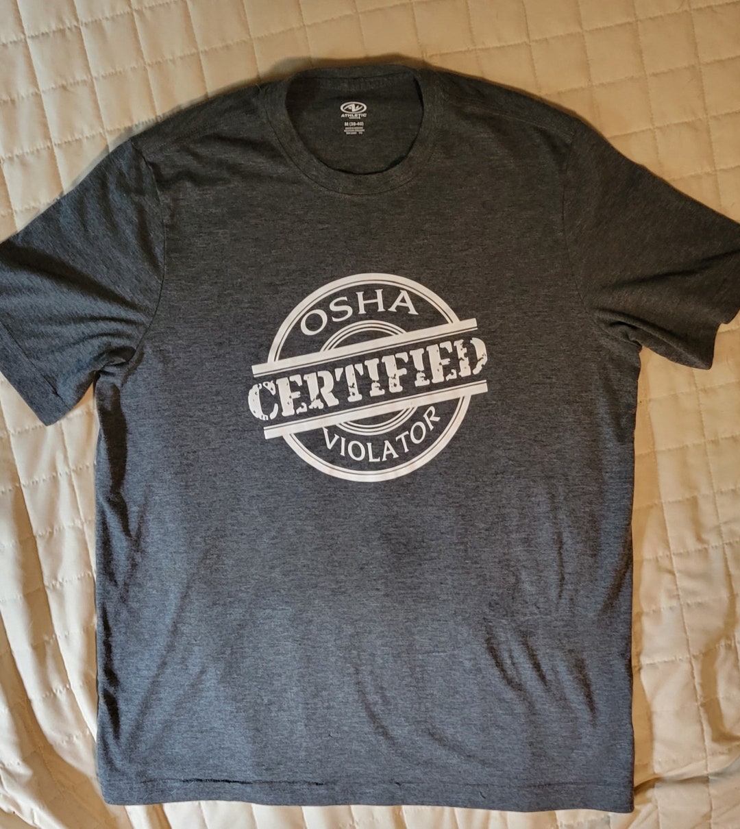 Certified Osha Violator Tee Shirt, Funny Shirt , Safety Shirt, Humorous ...