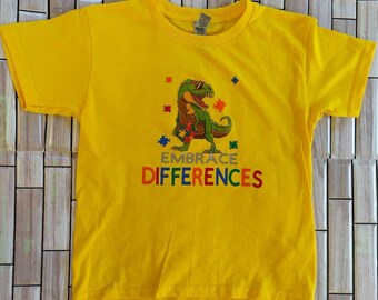 Embrace Differences Kids T-shirt