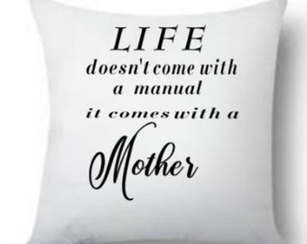 Personalized Mother Pillow Case - Custom Name, Mother's Day Gift