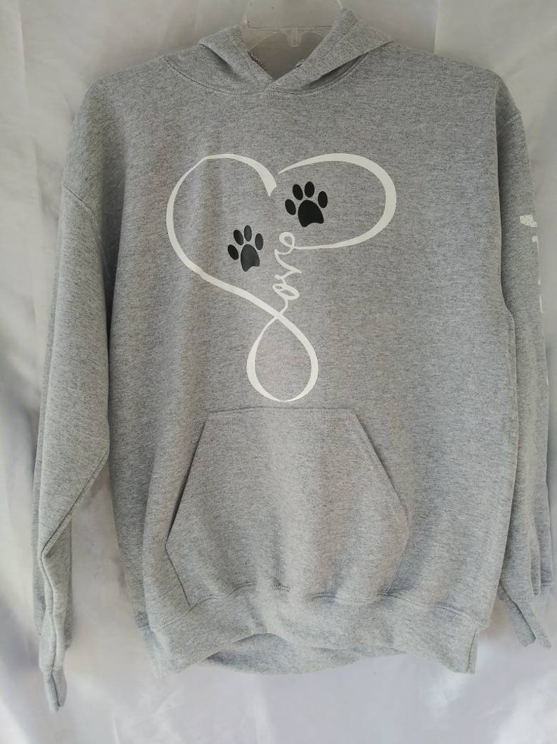 Dog Lovers hoodie pullover sweat shirt for animal lover Dog Etsy