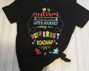 Autism Awareness tee shirt/ Custom Autism tee shirt