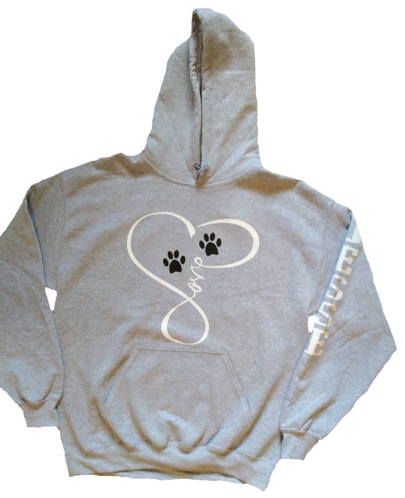 Dog Lovers hoodie pullover sweat shirt for animal lover Dog Etsy