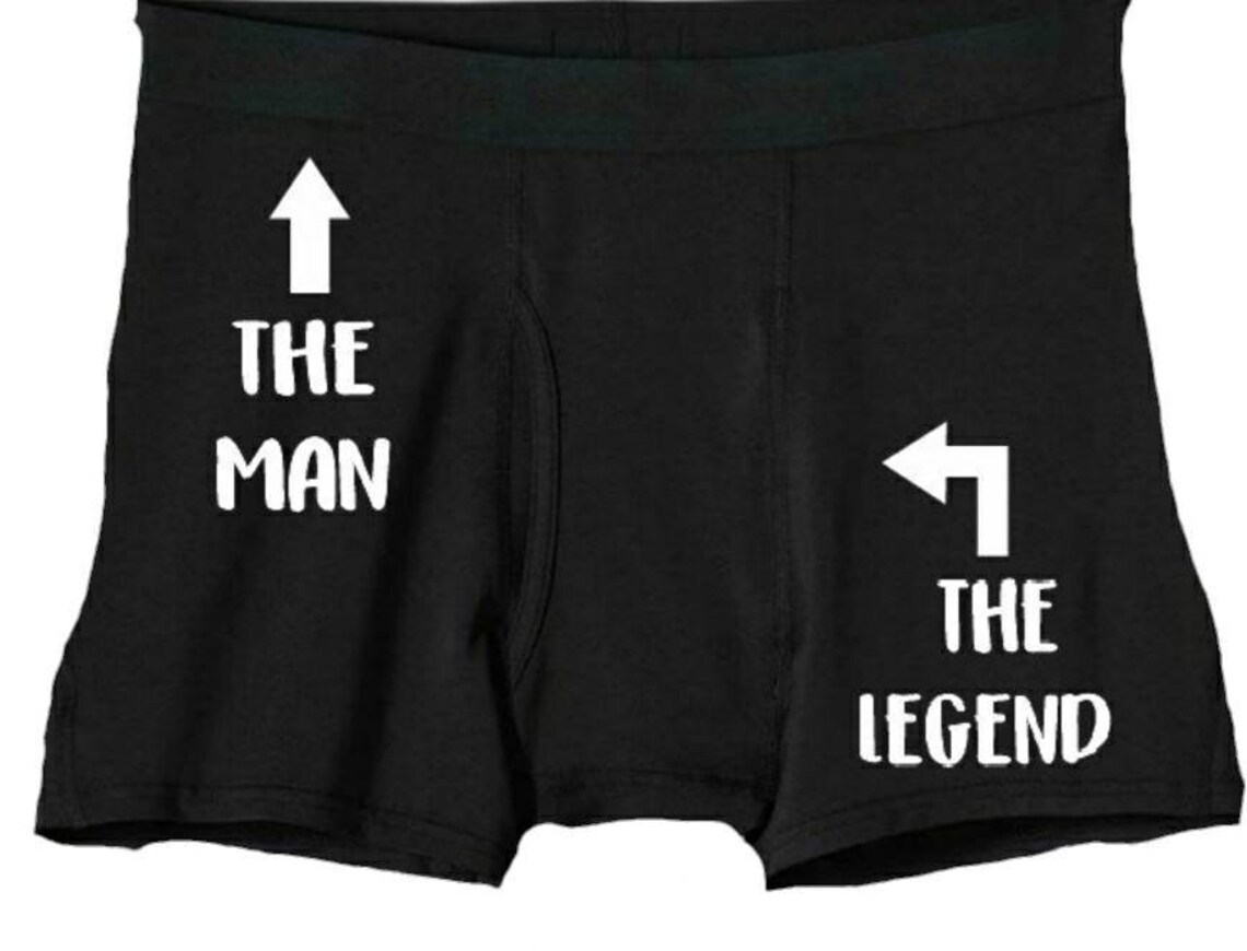 Funny Men's Boxer Briefs. the Man the Legend Boxers Gift Etsy