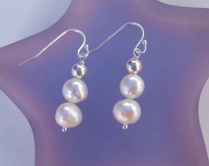 Pearl earrings - She Rocks jewellery