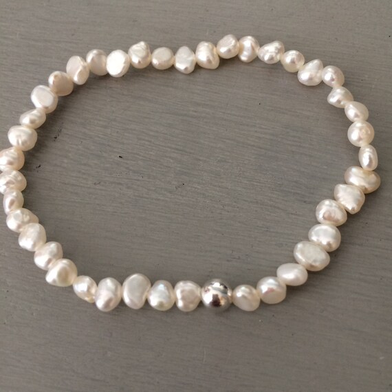 Amazon.com: Black and White Freshwater Pearl Bracelet : Handmade Products