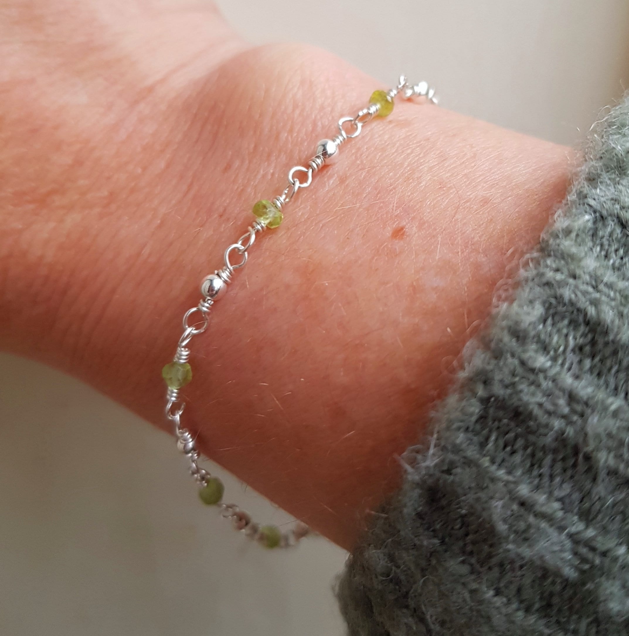 Custom Peridot Bracelet - Bario Neal