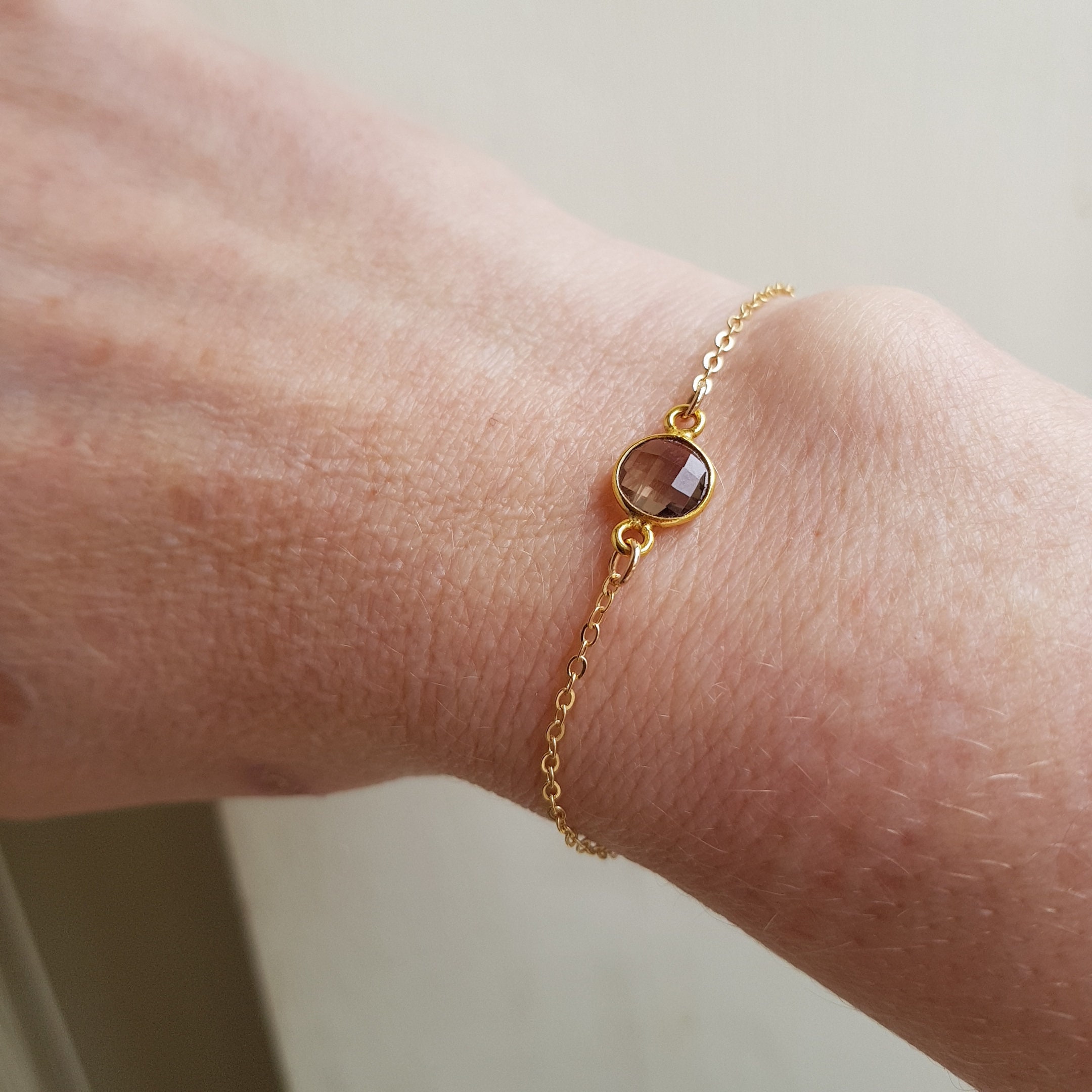 Gold quartz bracelet Clearance