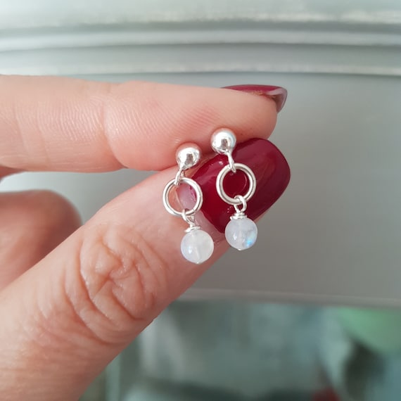 Etsy shop moonstone earrings